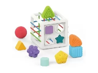 Formaválogató kocka - gumirácsos