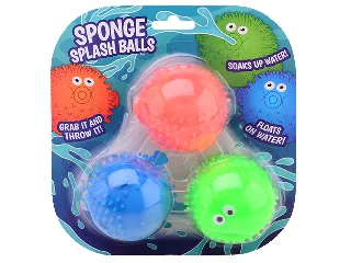 Fröcskölő szivacslabdák 3 db /csomag