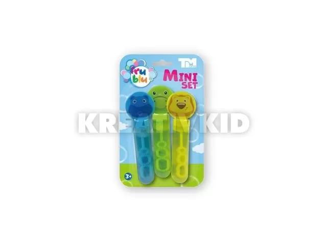 FruBlu: Mini buborékfújó szett - 3 darabos