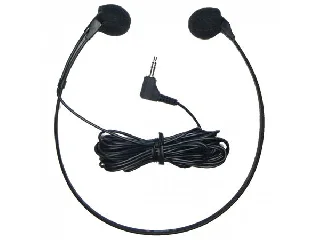 Fülhallgató diktafonhoz, áll alatti, sztereó, 3,5 mm jack, OM SYSTEM 