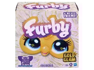 Furby: Interaktív plüssfigura, angol nyelvű - Gold Glam