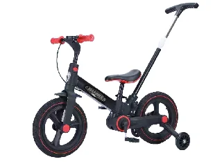 Futóbicikli 3in1 fekete /piros