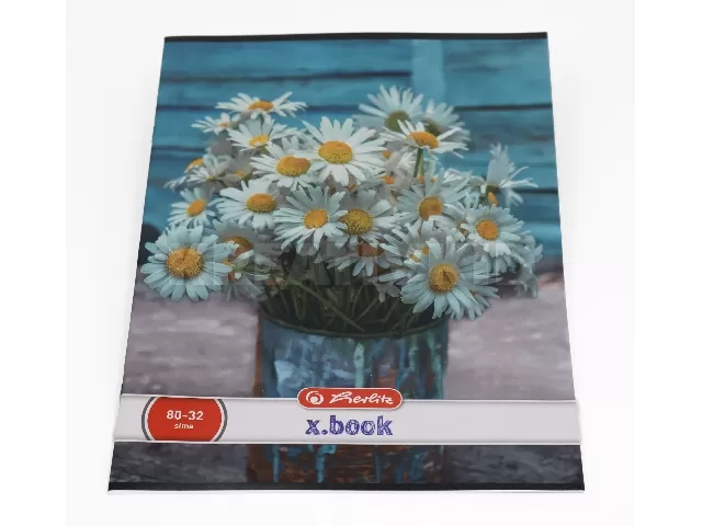 Füzet A4/80-32 sima Flower Kamilla