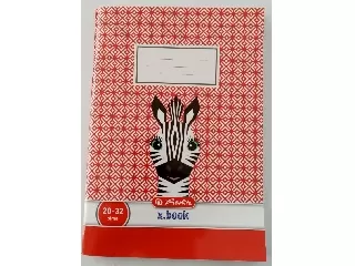 Füzet A5/20-32 sima Cute Animals Zebra 