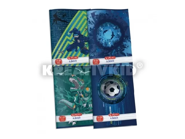 Füzet A5/21-32 vonalas Boys ninja