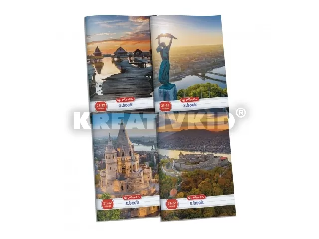 Füzet A5/21-32 vonalas City Halász bástya