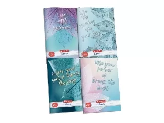 Füzet A5/40 lap 3D UV felületnemesítéssel, vonalas, Macro