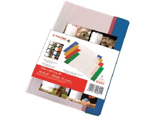 Füzet- és könyvborító + füzetcímke, A4. PVC,  PANTA PLAST