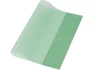 Füzet- és könyvborító, A5, PP, 80 mikron, narancsos felület, PANTA PLAST, zöld 10 darab/csomag 