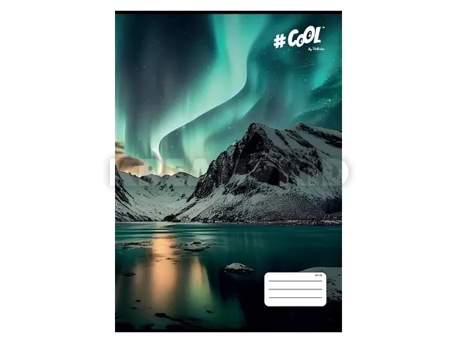 Füzet, tűzött, A4, kockás, 32 lap, COOL BY VICTORIA, 