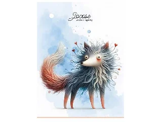 Füzet, tűzött, A5, vonalas, 48 lap, SHKOLYARYK 