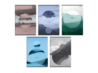 Füzet Unnatural A5/60 lap vonalas, matt fólia + lakkozott