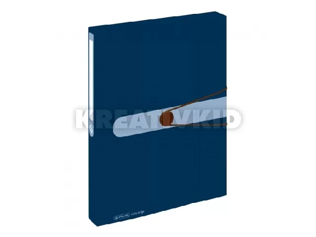 Füzetbox A4 PP easy orga to go GREEN kék