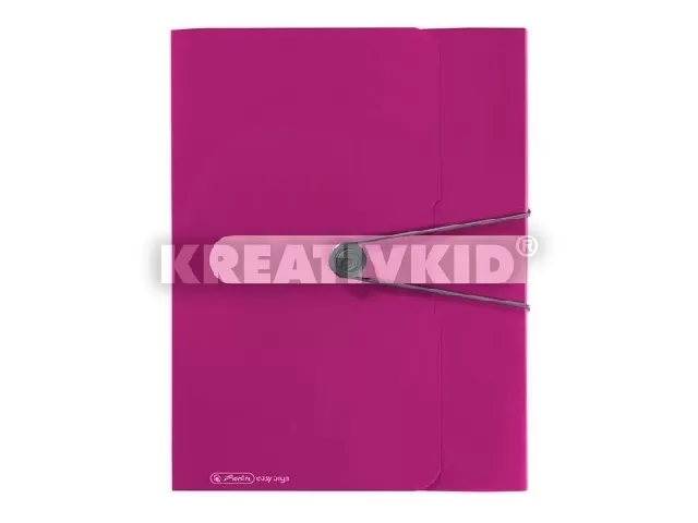 Füzetbox A4 PP easy orga to go málna