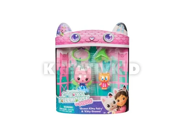 Gabi babaháza: A film figura játékszett, 2 db-os - Királynő Kitty és Mini Kitty