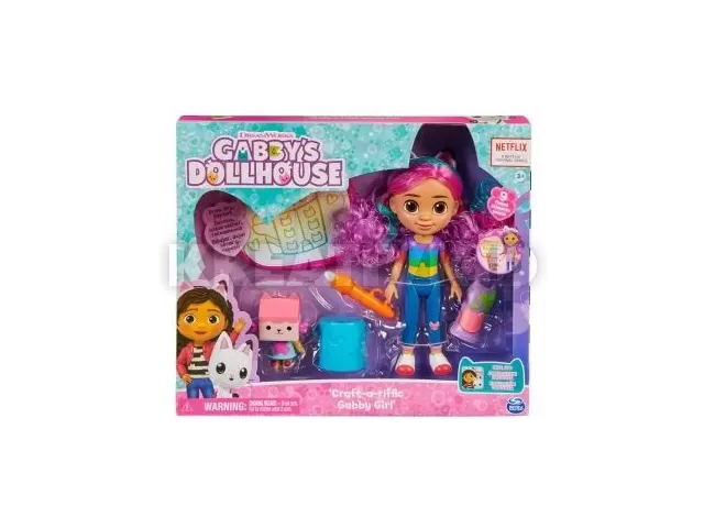 Gabi babaháza: Deluxe Szivárványos Gabi baba művész játékszett