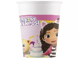 Gabi babaháza: Gabi tortája papírpohár - 200 ml, 8 db