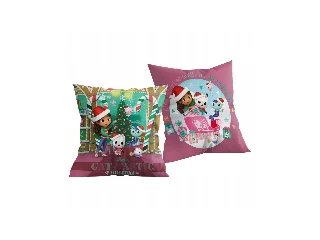 Gabi babaháza Kétoldalú karácsonyi díszpárna 40x