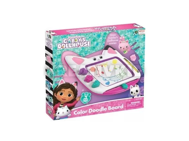 Gabi babaháza: Mágneses rajztábla, színes