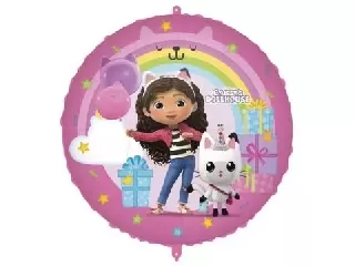 Gabi babaháza: Ünneplő Gabi és Pandi fólia lufi - 46 cm