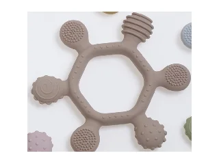 Gamberritos rágóka szilikon barna 11021