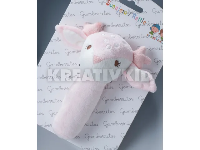 Gamberritos sípoló plüss õzike rózsaszín 10777