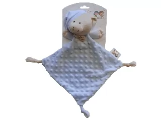 Gamberritos szundikendõ - plüss buborékos anyagú hálósapkás maci kék 9353