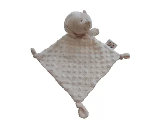 Gamberritos szundikendõ - plüss buborékos anyagú maci bézs 10702