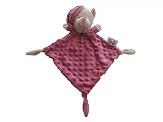 Gamberritos szundikendõ - plüss buborékos anyagú maci gránátvörös 10702