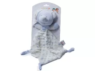 Gamberritos szundikendõ plüss buborékos anyagú csillag-mintás hálósapkás maci kék 10177