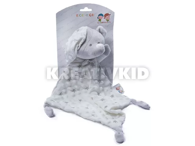 Gamberritos szundikendõ plüss buborékos anyagú csillag-mintás hálósapkás maci szürke 10177