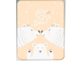 Gamberritos takaró szuperpuha 110x140cm bézs 10874