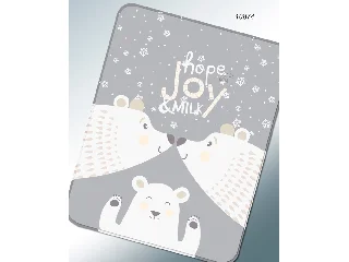 Gamberritos takaró szuperpuha 110x140cm szürke 10874