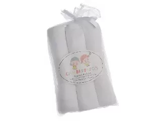 Gamberritos textilpelenka 80x80cm 3db fehér 9679