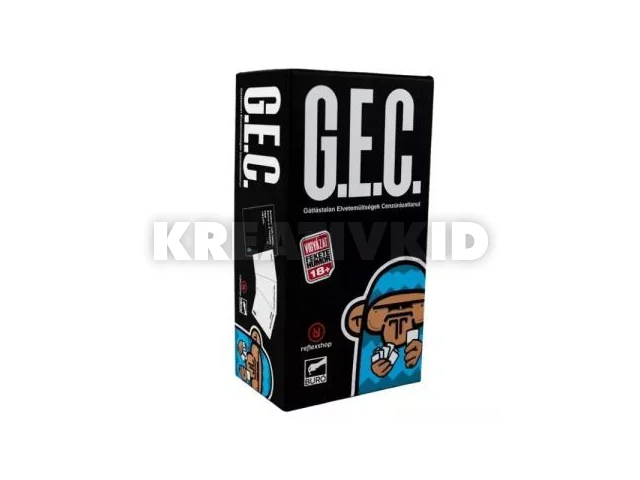 G.E.C. - Gátlástalan Elvetemültségek Cenzúrázatlanul társasjáték