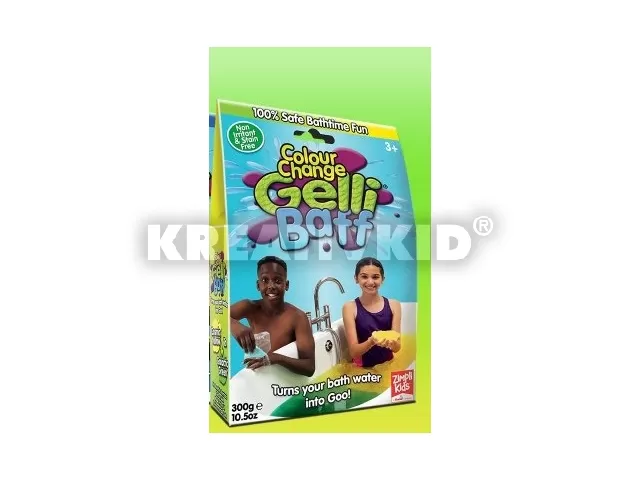Gelli Baff fürdőzselé színváltós sárga-zöld 300g