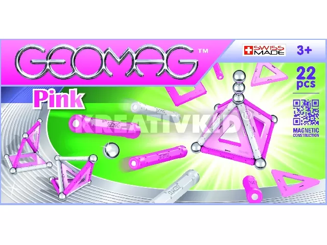 Geomag Panels Pink 22 db-os lányoknak