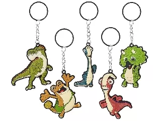 Gigantoszaurusz kulcstartó 6 cm