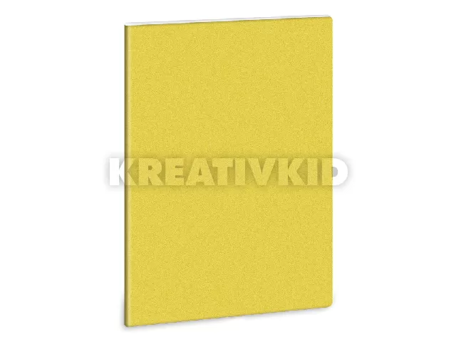 Glitter-sárga A/4 extra kapcsos füzet-vonalas