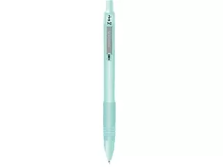 Golyóstoll, 0,27 mm, nyomógombos, zöld tolltest, ZEBRA 