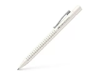 Golyóstoll, 0,5 mm, nyomógombos, fehér tolltest, FABER-CASTELLG