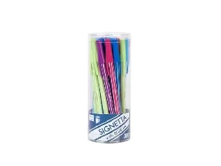 Golyóstoll, 0,7 mm, kupakos, henger alakú tartóban, ICO