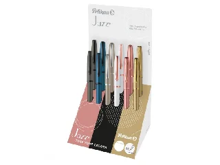 Golyóstoll display / 12 db Jazz Noble Elegance fém