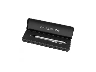 Golyóstoll fém Snap ezüst - fémdobozos