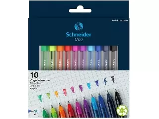 Golyóstoll készlet, 0,5 mm, kupakos, SCHNEIDER