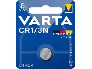 Gombelem, 3V, CR1/3N BL1, 1 db, lítium, VARTA 