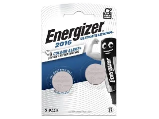 Gombelem, CR2016, 2 db, színjelző, ENERGIZER 