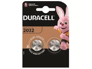 Gombelem, CR2032, 2 db, DURACELL
