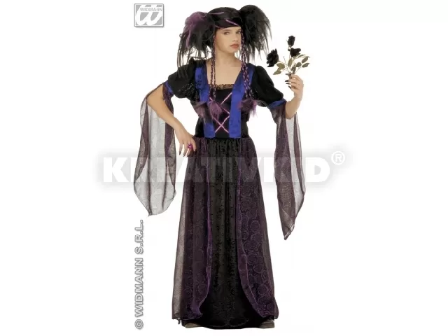 Gótikus hercegnő jelmez 128-as méret