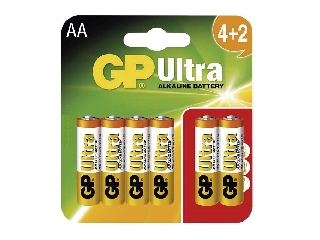 GP Ultra AA ceruzaelem 4 +2 darabos készlet